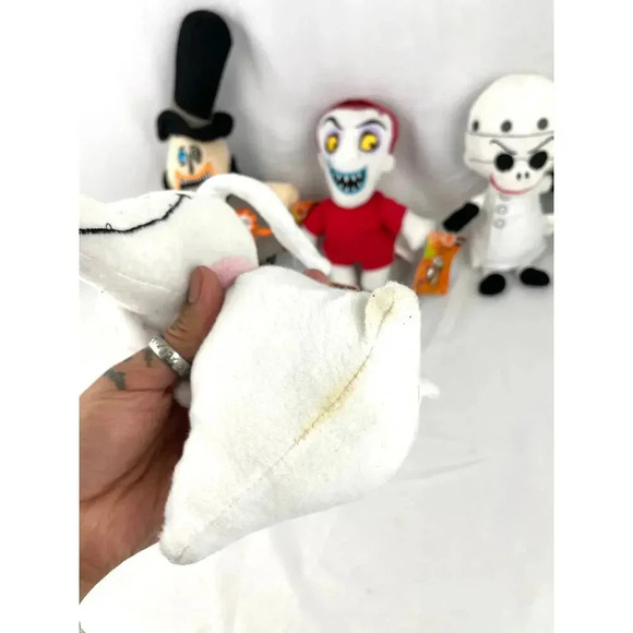 Lot of 5 Disney Nightmare Before Christmas Plush Dolls Lock Mayor Oogie Dr Zero - Picture 13 of 16
